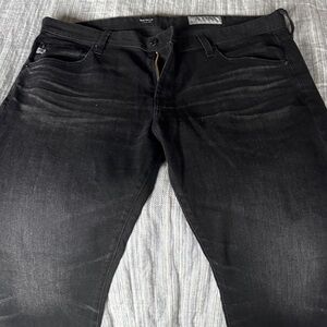 AG Adriano Goldschmied Men's Dark Black Jeans
